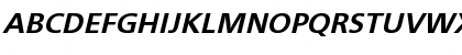 Download BudboyerExtObl- Regular Font Uppercase Preview