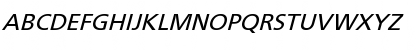 Download BudboyerObl-Nor Regular Font Uppercase Preview