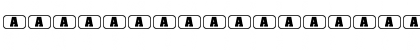 Download Bullets1 Regular Font Uppercase Preview