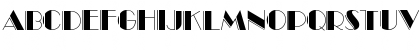 Download BummetEngraved Regular Font Uppercase Preview