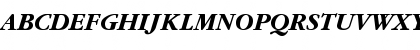 Download Garamond-BoldItalic Regular Font Uppercase Preview