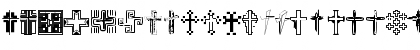 Download Christian Crosses II Regular Font Uppercase Preview