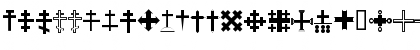 Download Christian Crosses III Regular Font Uppercase Preview