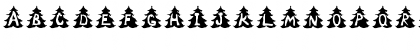 Download Christmas Tree Regular Font Uppercase Preview