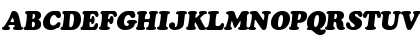 Download Cooper_Black-Italic Regular Font Uppercase Preview
