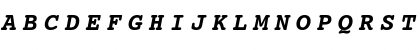 Download Courier SWA Bold Italic Font Uppercase Preview