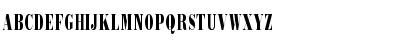 Download Bodidly-Condens Regular Font Uppercase Preview