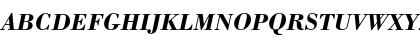 Download Bodoni Bd BT Bold Italic Font Uppercase Preview