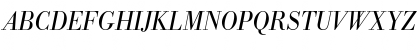 Download Bodoni BE Italic Font Uppercase Preview