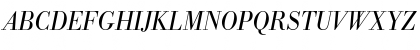 Download Bodoni BE Italic Font Uppercase Preview