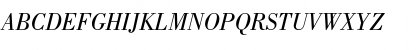 Download Bodoni Bk BT Book Italic Font Uppercase Preview
