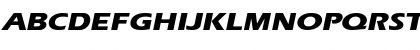 Download ErgoeExtraboldExpanded Italic Font Uppercase Preview