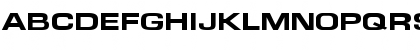 Download EuroseWideHeavy Regular Font Uppercase Preview