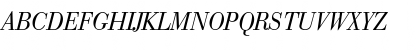 Download Bodoni Classic Text Italic Font Uppercase Preview