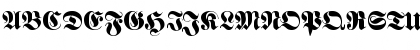 Download FetteFraktur Regular Font Uppercase Preview
