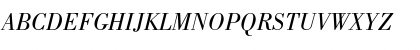 Download Bodoni LT Book Italic Font Uppercase Preview