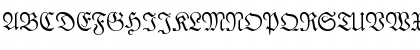 Download Fraktur Regular Font Uppercase Preview