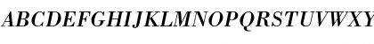 Download Bodoni LT Italic Font Uppercase Preview