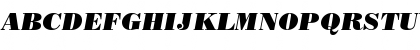 Download Bodoni LT PosterItalic Regular Font Uppercase Preview