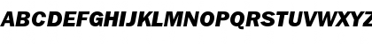 Download FrnkGothITC HvIt BT Heavy Italic Font Uppercase Preview
