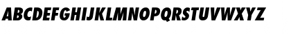 Download FujiyamaExtraBold Italic Font Uppercase Preview