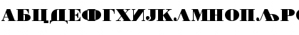 Download Bodoni PosterD&DCirilica Black Font Uppercase Preview