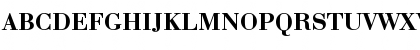 Download Bodoni-Demi Regular Font Uppercase Preview
