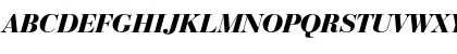 Download Bodoni-Display BoldItalic Font Uppercase Preview