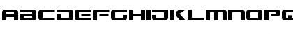 Download Gunship Regular Font Uppercase Preview