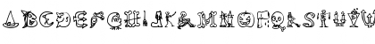 Download Halloween Unregistered Font Uppercase Preview