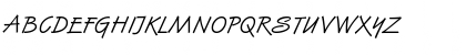 Download HandStroke Regular Font Uppercase Preview