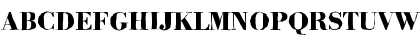 Download BodoniAntique-Xbold Regular Font Uppercase Preview