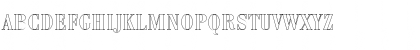Download BodoniAntTDemBolConOu1 Regular Font Uppercase Preview
