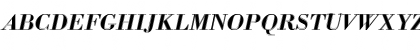 Download BodoniAntTDemBolItaIn1 Regular Font Uppercase Preview