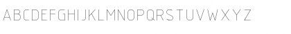 Download ISOCP3 Regular Font Uppercase Preview