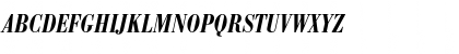 Download BodoniAntTEEDemBolCon Italic Font Uppercase Preview