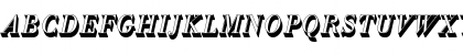 Download BodoniAntTLigItaSh1 Regular Font Uppercase Preview