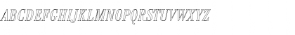 Download BodoniAntTRegConItaOu1 Regular Font Uppercase Preview