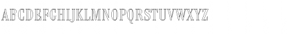 Download BodoniAntTRegConOu1 Regular Font Uppercase Preview