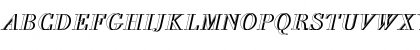 Download BodoniAntTRegItaRe1 Regular Font Uppercase Preview