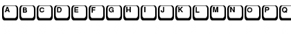 Download KeyCaps Normal Font Uppercase Preview