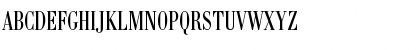 Download BodoniBE-Condensed Roman Font Uppercase Preview