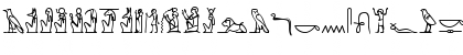Download KingTut Regular Font Uppercase Preview