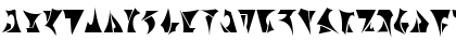 Download Klingon Regular Font Uppercase Preview