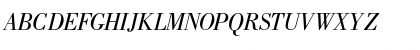 Download BodoniBookSSK Italic Font Uppercase Preview