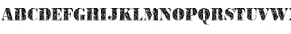 Download BodoniBrokenGlass Regular Font Uppercase Preview