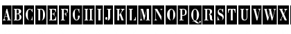 Download BodoniCameoC Regular Font Uppercase Preview