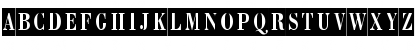 Download BodoniCameoCTT Regular Font Uppercase Preview