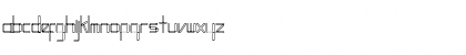 Download LEDFontHC Regular Font Lowercase Preview