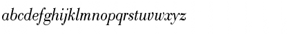 Download BodoniCnd-Normal-Italic Regular Font Lowercase Preview